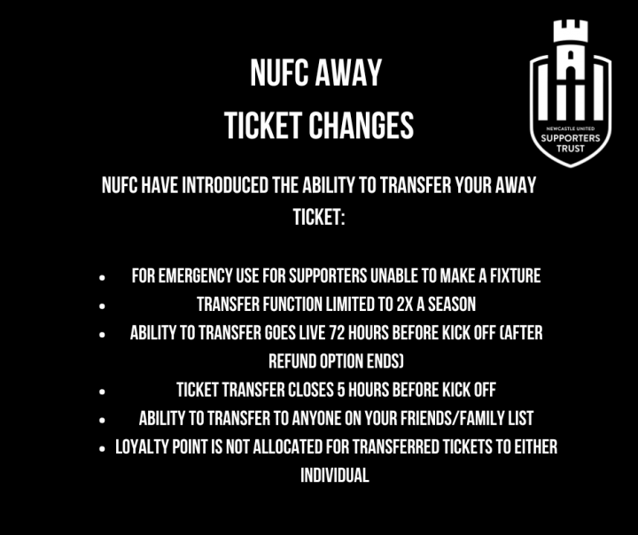 away ticket changes oct 2024 5